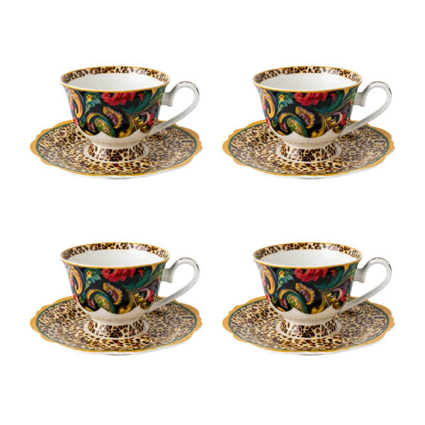 Lioran Bone 4'lü Çay Fincanı Seti 180 ml - 1