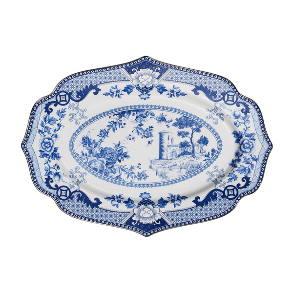 Luzia Bone 30 cm Oval Servis Tabağı - 1