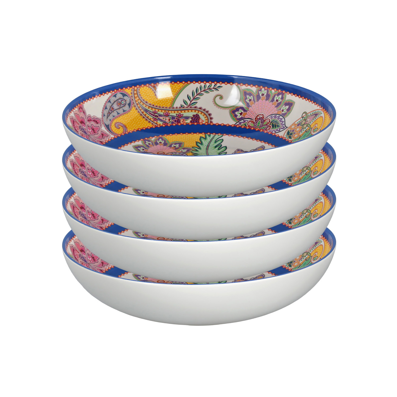 Paiselle Melamin 4Lu Yemek Tabak Seti 21Cm - 4