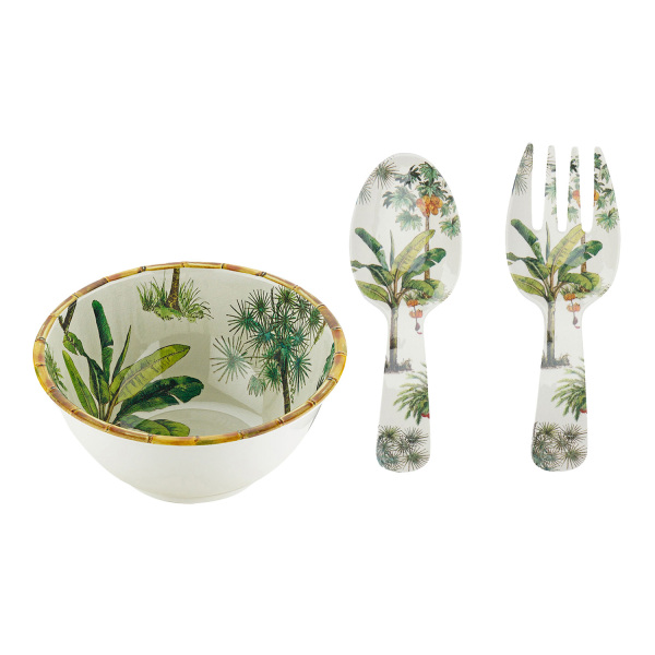 Palma Melamin 3'lü Salata Servis Seti 25cm - 1