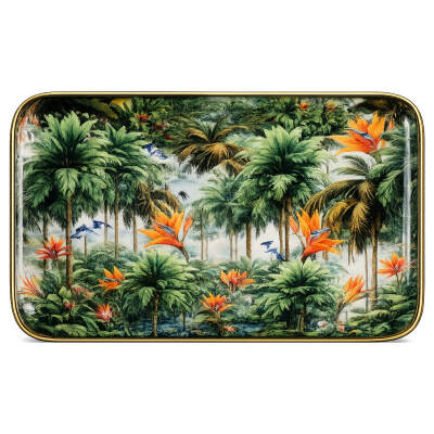 Palmetto Dekoratif Emaye Tepsi 18 cm