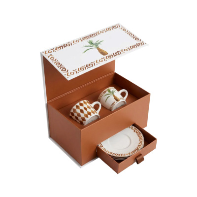 Palmina Bone 2'li Kahve Fincanı Seti 90 ml - 5