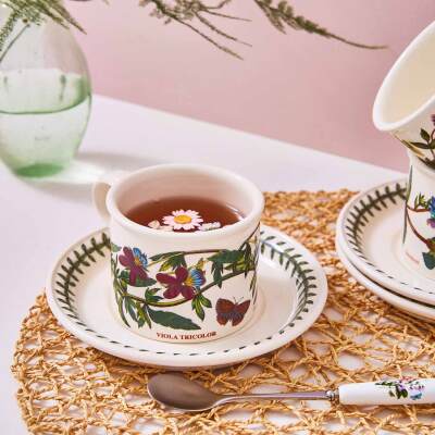 Portmeirion Botanic Garden 6'lı Çay Fincanı ve Tabağı Seti 200 ml (1)
