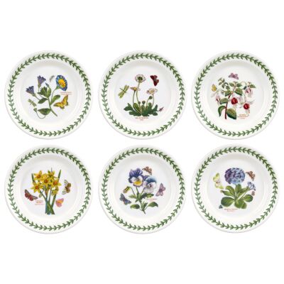 Portmeirion Botanic Garden 6'lı Yan Servis Tabağı Seti 17 cm