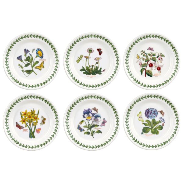 Portmeirion Botanic Garden 6'lı Yan Servis Tabağı Seti 17 cm - 1