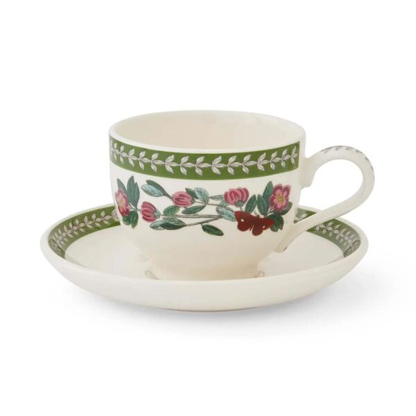 Portmeirion Botanic Garden Etchings 6'lı Çay Fincanı ve Tabağı Seti 200 ml - 3