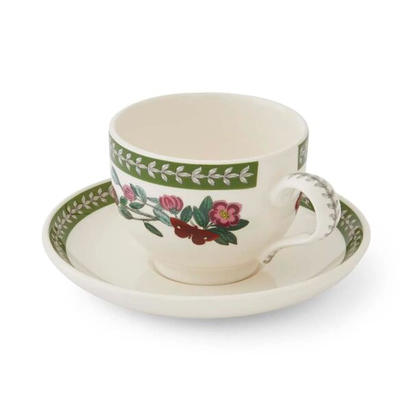 Portmeirion Botanic Garden Etchings 6'lı Çay Fincanı ve Tabağı Seti 200 ml - 5