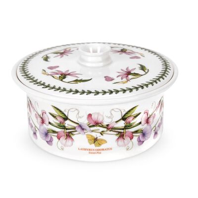 Portmeirion Botanic Garden Sweet Pea Kapaklı Pişirme ve Servis Tenceresi 1.7 L