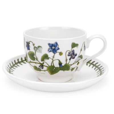 Portmeirion Botanic Garden Yeni 6'lı Kahvaltı Fincanı ve Tabağı Seti 260 ml - 3