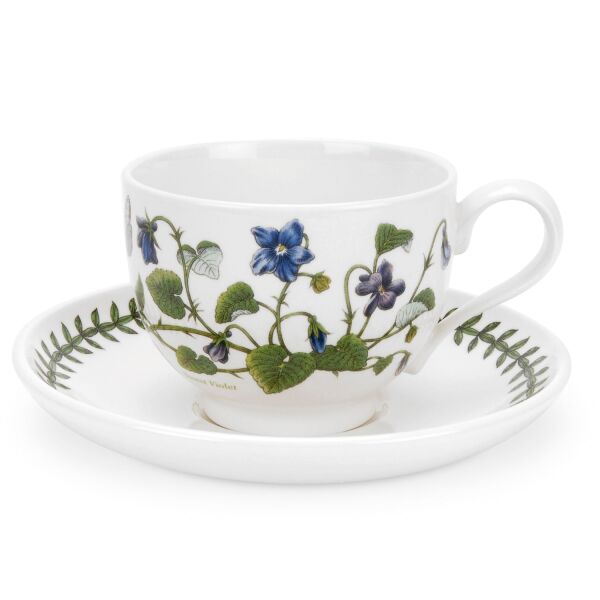 Portmeirion Botanic Garden Yeni 6'lı Kahvaltı Fincanı ve Tabağı Seti 260 ml - 3