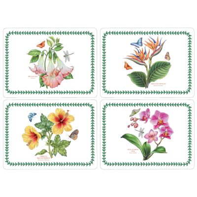 Portmeirion Exotic Botanic Garden 4'lü Büyük Amerikan Servis Seti 40x30 cm