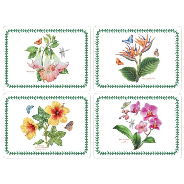 Portmeirion Exotic Botanic Garden 4'lü Büyük Amerikan Servis Seti 40x30 cm - 1