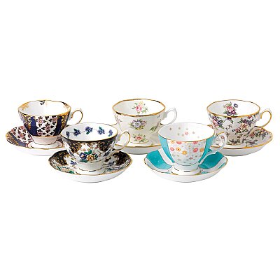 Royal Albert 100 Years of Royal Albert (1900-1940) Fine Bone Çay Fincanı ve Tabağı Seti