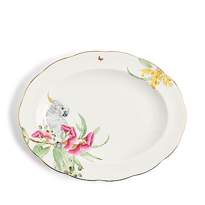 Royal Albert Miranda Kerr Australiana Fine Bone Oval Servis Tabağı 33 cm