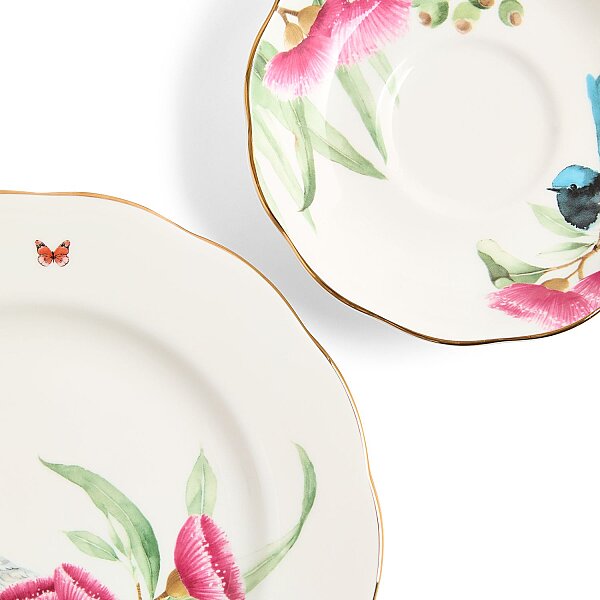 Royal Albert Miranda Kerr Australiana Fine Bone Servis Tabağı, Çay Fincanı ve Tabağı Seti - 3