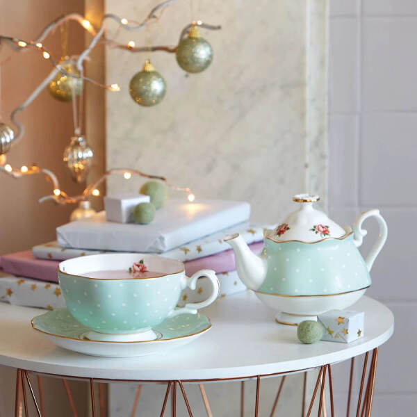 Royal Albert Modern Vintage Polka Rose 2'li Çay Seti 180 ml - 3