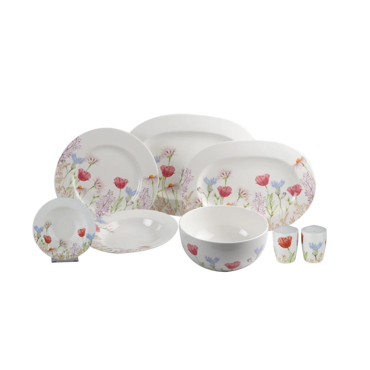 Royal Canterbury Blooming Field 53 Parça Yemek Takımı - 1