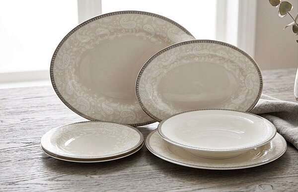 Royal Canterbury Milada Platinum 55 Parça Yemek Takımı - 5