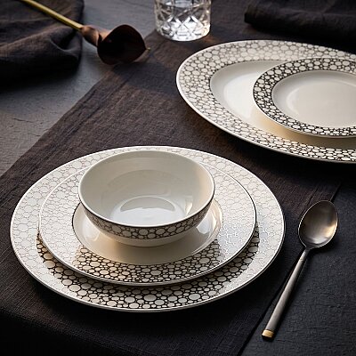 Royal Canterbury Silver Pearl Yemek Takımı 72 Parça - 5