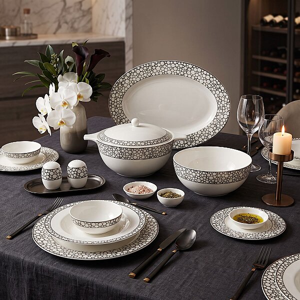 Royal Canterbury Silver Pearl Yemek Takımı 72 Parça - 1