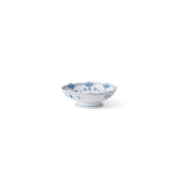Royal Copenhagen Blue Fluted Half Lace Ayaklı Sunum Kasesi 420 ml - 1