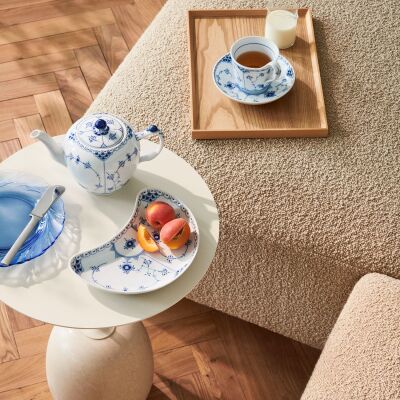 Royal Copenhagen Blue Fluted Half Lace Çaydanlık 700 ml (1)