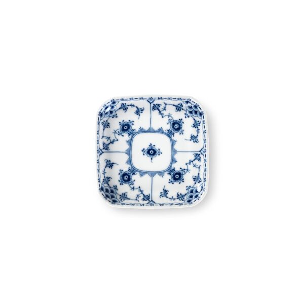 Royal Copenhagen Blue Fluted Half Lace Kare Sos Tabağı 10.5 cm - 1