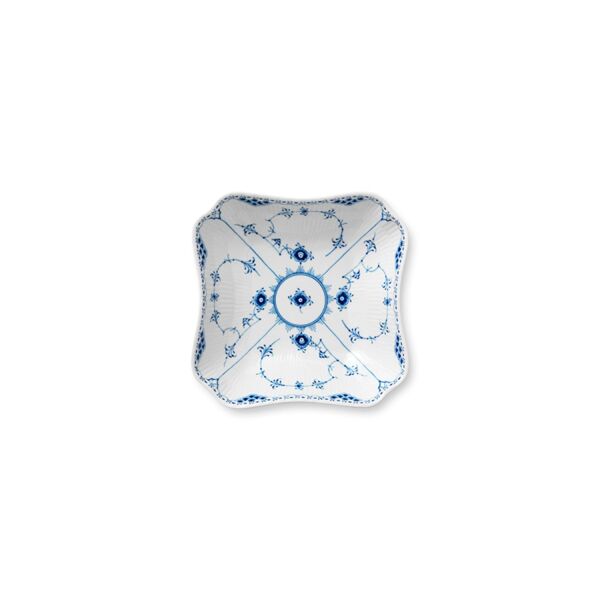 Royal Copenhagen Blue Fluted Half Lace Kare Sunum Kasesi 800 ml - 1
