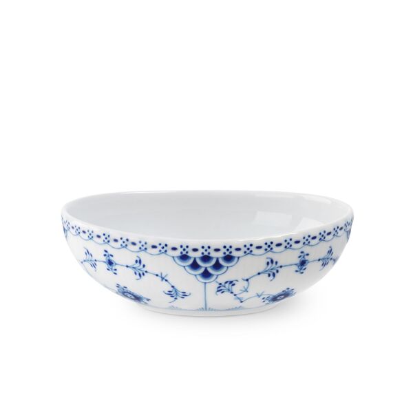Royal Copenhagen Blue Fluted Half Lace Oval Kase 370 ml - 1