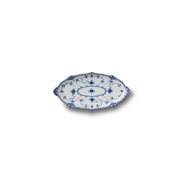 Royal Copenhagen Blue Fluted Half Lace Sunum Tabağı 24 cm - 1