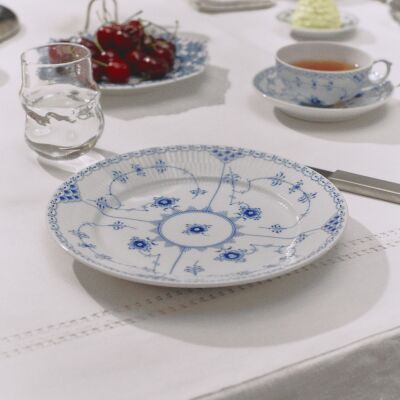 Royal Copenhagen Blue Fluted Half Lace Tabak 22 cm - 5