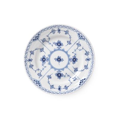 Royal Copenhagen Blue Fluted Half Lace Tatlı ve Kahvaltı Tabağı 17 cm