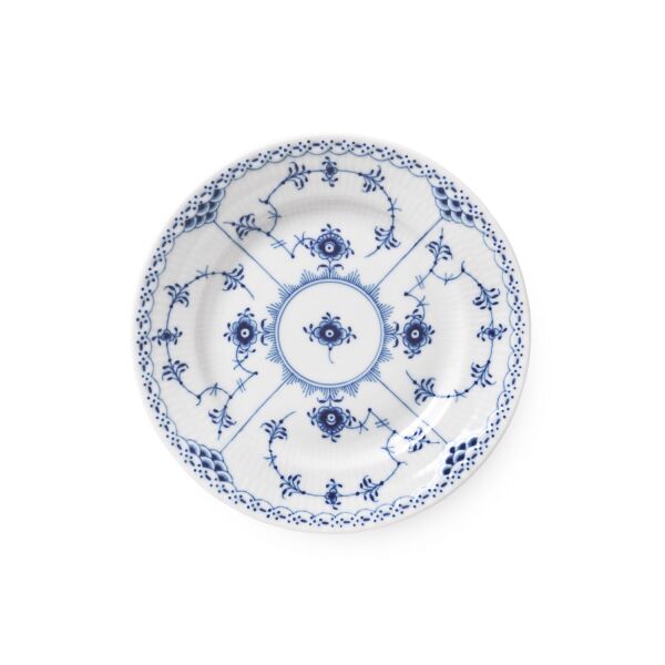 Royal Copenhagen Blue Fluted Half Lace Tatlı ve Kahvaltı Tabağı 17 cm - 1