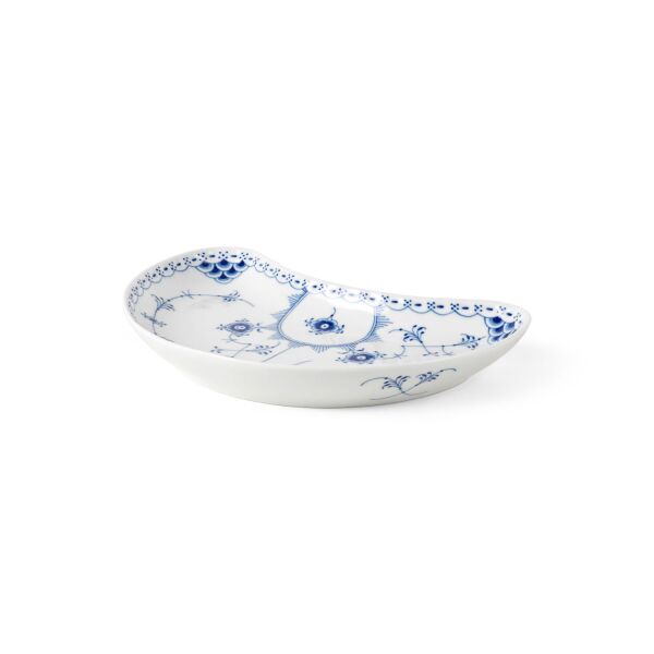 Royal Copenhagen Blue Fluted Half Lace Yarım Ay Sunum Tabağı 22 cm - 3