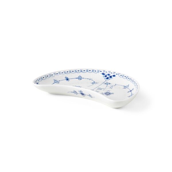 Royal Copenhagen Blue Fluted Half Lace Yarım Ay Sunum Tabağı 22 cm - 4