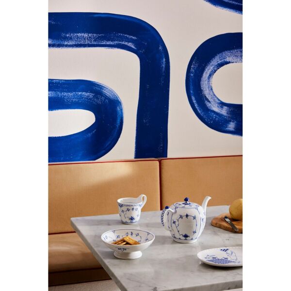Royal Copenhagen Blue Fluted Plain Ayaklı Kase 420 ml - 3