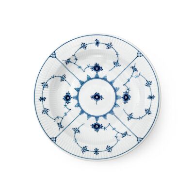 Royal Copenhagen Blue Fluted Plain Çukur Tabak 27 cm