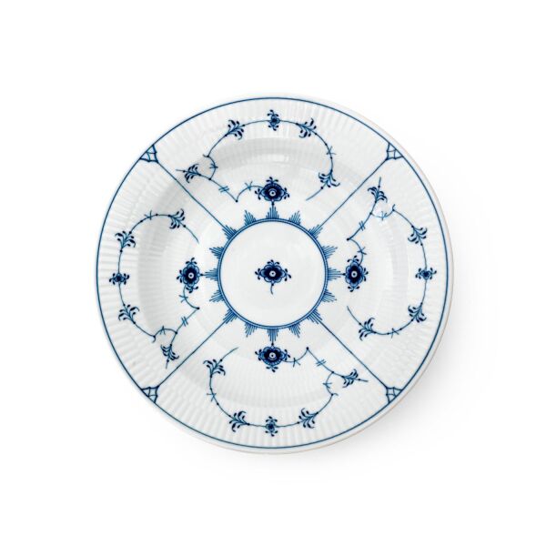 Royal Copenhagen Blue Fluted Plain Çukur Tabak 27 cm - 1