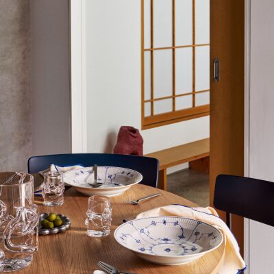 Royal Copenhagen Blue Fluted Plain Çukur Tabak 27 cm - 3
