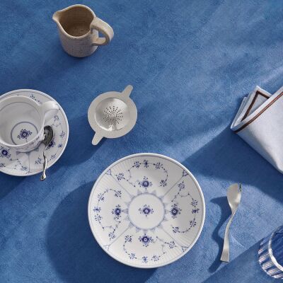 Royal Copenhagen Blue Fluted Plain Fincan ve Tabak Seti 250 ml - 3