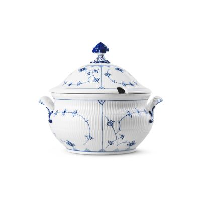 Royal Copenhagen Blue Fluted Plain Kapaklı Çorbalık 4600 ml