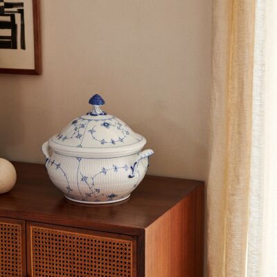 Royal Copenhagen Blue Fluted Plain Kapaklı Çorbalık 4600 ml - 3