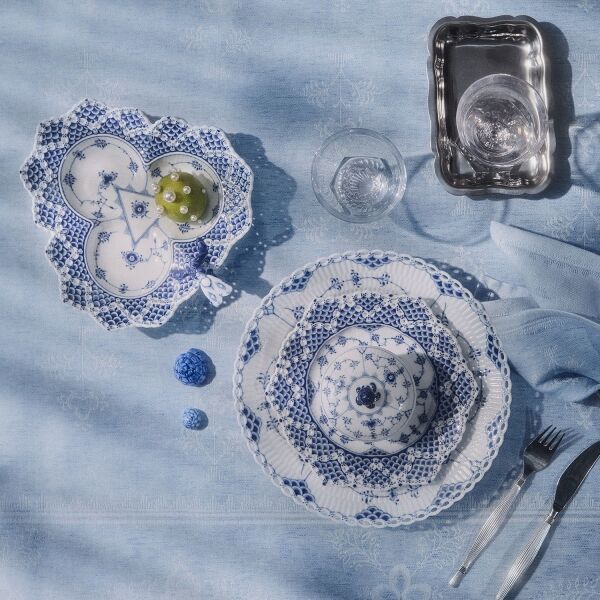 Royal Copenhagen Blue Fluted Plain Kapaklı Şekerlik 150 ml - 4