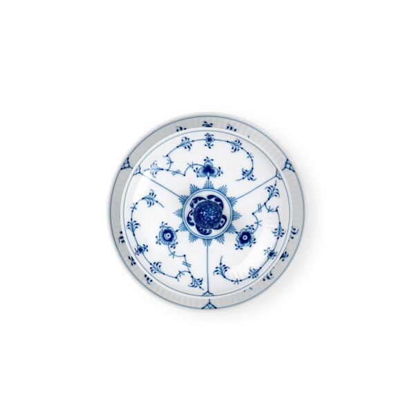 Royal Copenhagen Blue Fluted Plain Kapaklı ve Tabaklı İkram Kasesi Seti 380 ml - 4