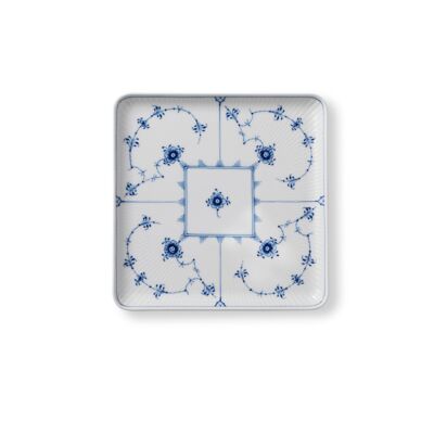 Royal Copenhagen Blue Fluted Plain Kare Tabak 20 cm