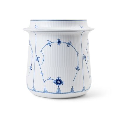 Royal Copenhagen Blue Fluted Plain Porselen Şarap Soğutucu Kova 21.5 cm
