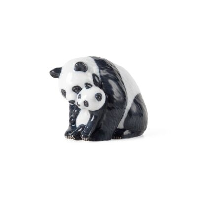 Royal Copenhagen Yavrulu Panda Biblo 13 cm