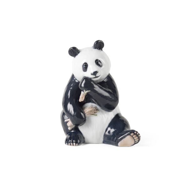 Royal Copenhagen Yemek Yiyen Panda Biblo 18 cm - 1