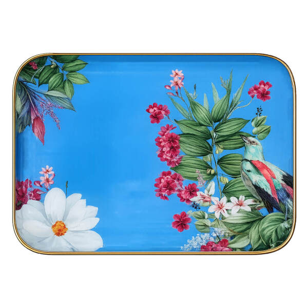 Silvana Dekoratif Emaye Tepsi 40 cm - 1