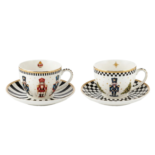 Soldino Bone 2'li Çay Fincanı Seti 250 ml - 1